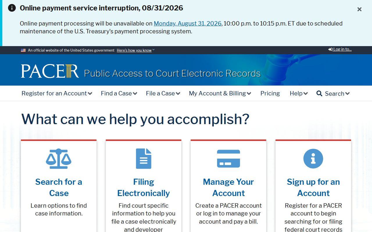 Big Spring resident lookup federal court route through PACER